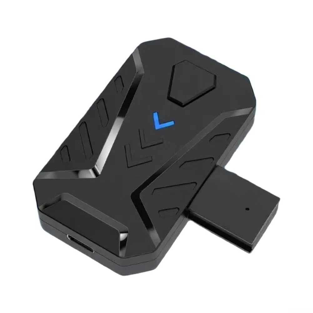 Adaptador de teclado y mouse para PS5, 1000 Hz de baja latencia 2.4