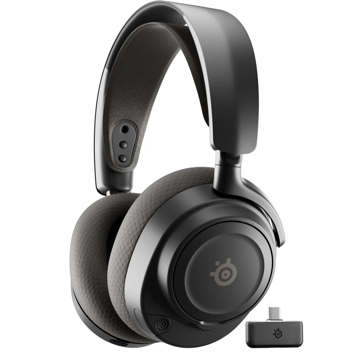 SteelSeries Arctis Nova 7 Wireless Gen 2 Auriculares gaming multiplataforma -Control de app en tiempo real -Más de 50 horas -Controladores magnéticos de neodimio -2,4 GHz y Bluetooth -PC,PS5,Switch1/2