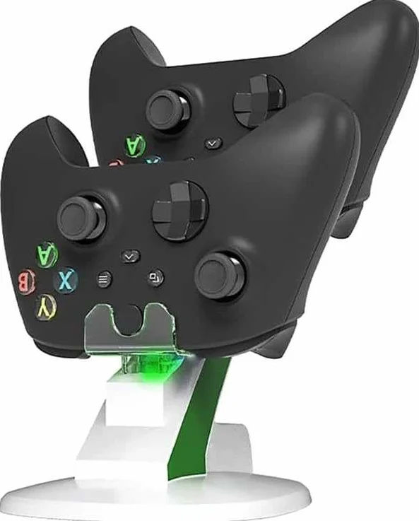 Base de carga de controlador dual: carga rápida y configuración organizada de juegos