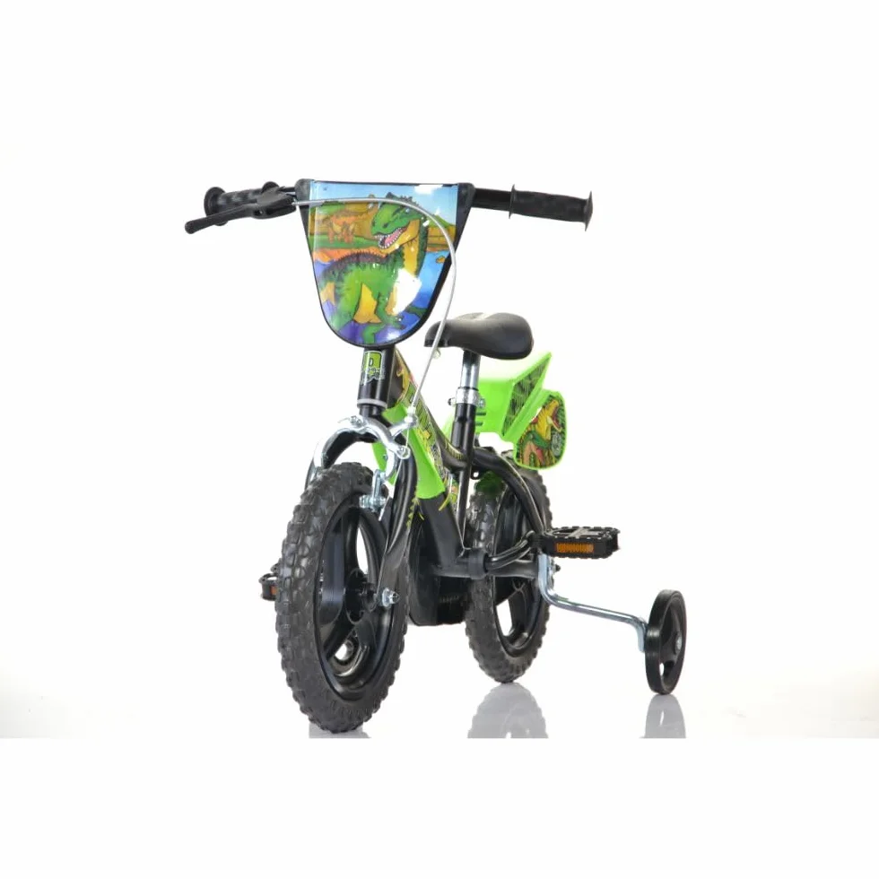 Bicicleta Infantil de Dinosaurio Dino- Trex | Certificado TÜV | Original | Bicicleta Infantil con Ruedas estabilizadoras – La Bicicleta como Regalo para niños