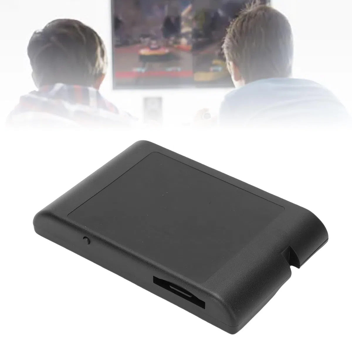 Cartucho Multijuegos con Soporte para Tarjeta de Memoria Incorporada para Consolas Mega Drive, Master System y 32X, Ideal para Entusiastas de los Juegos Retro (BLACK)