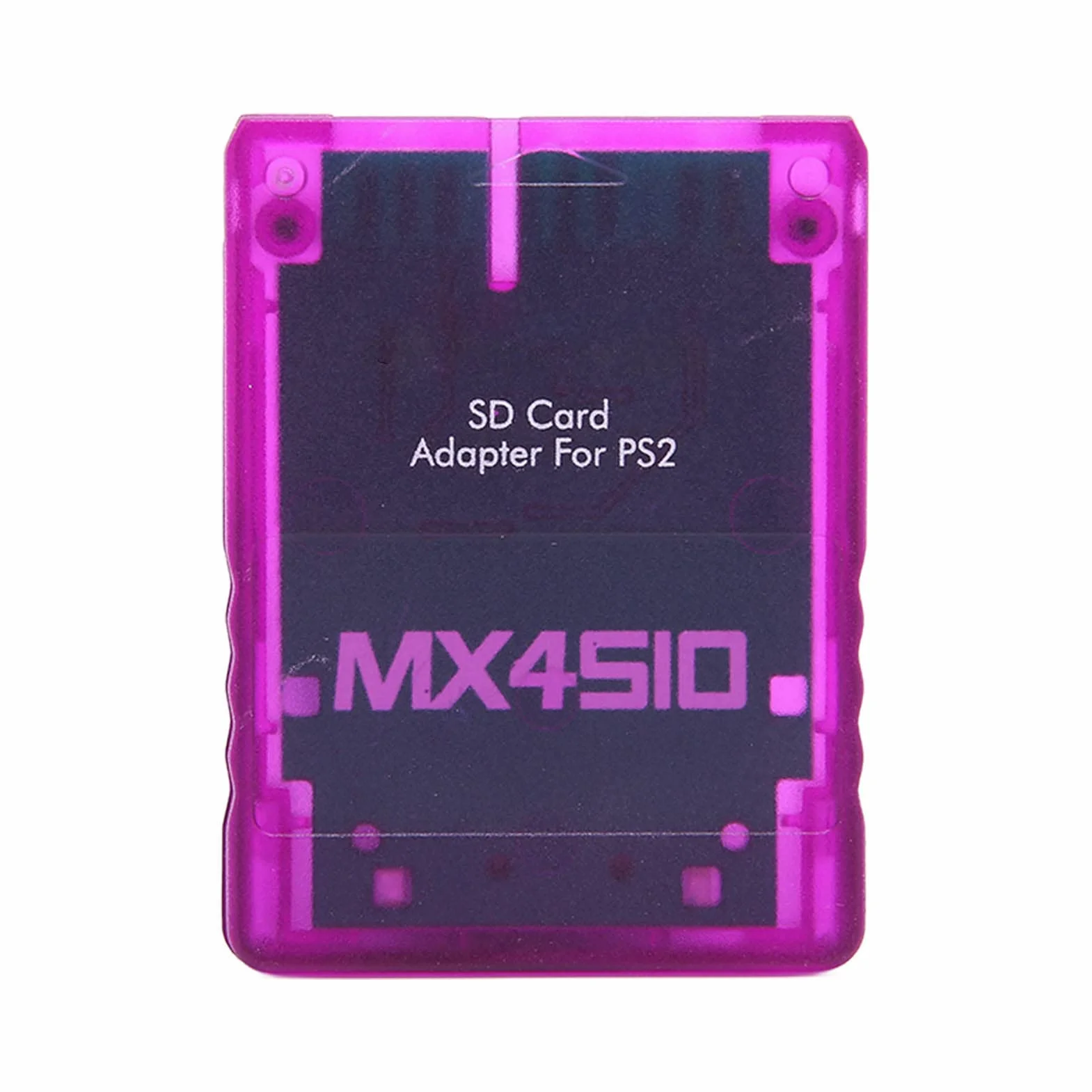 Adaptador de Tarjeta SD para , MX4SIO SIO2SD Adaptador de Tarjeta de Memoria de Reemplazo para Fat Consola (Púrpura Transparente)