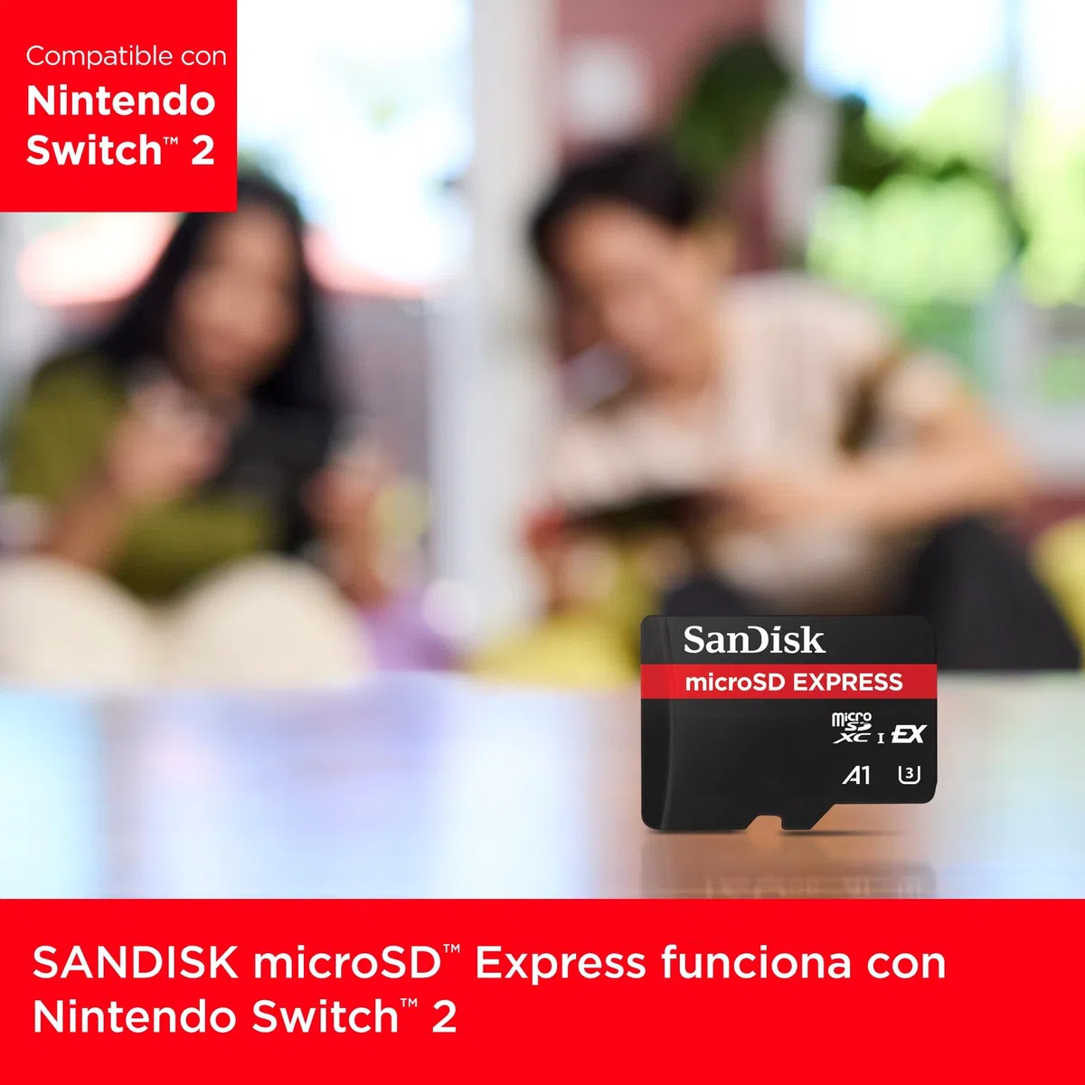 SanDisk microSD Express, 256 GB Tarjeta Micro SD, Velocidad de Lectura/Escritura hasta 880/480 MB/s, Velocidades de Lectura hasta 4,4 Veces Superiores a Las de Nuestras Tarjetas microSD, Class 10, U3