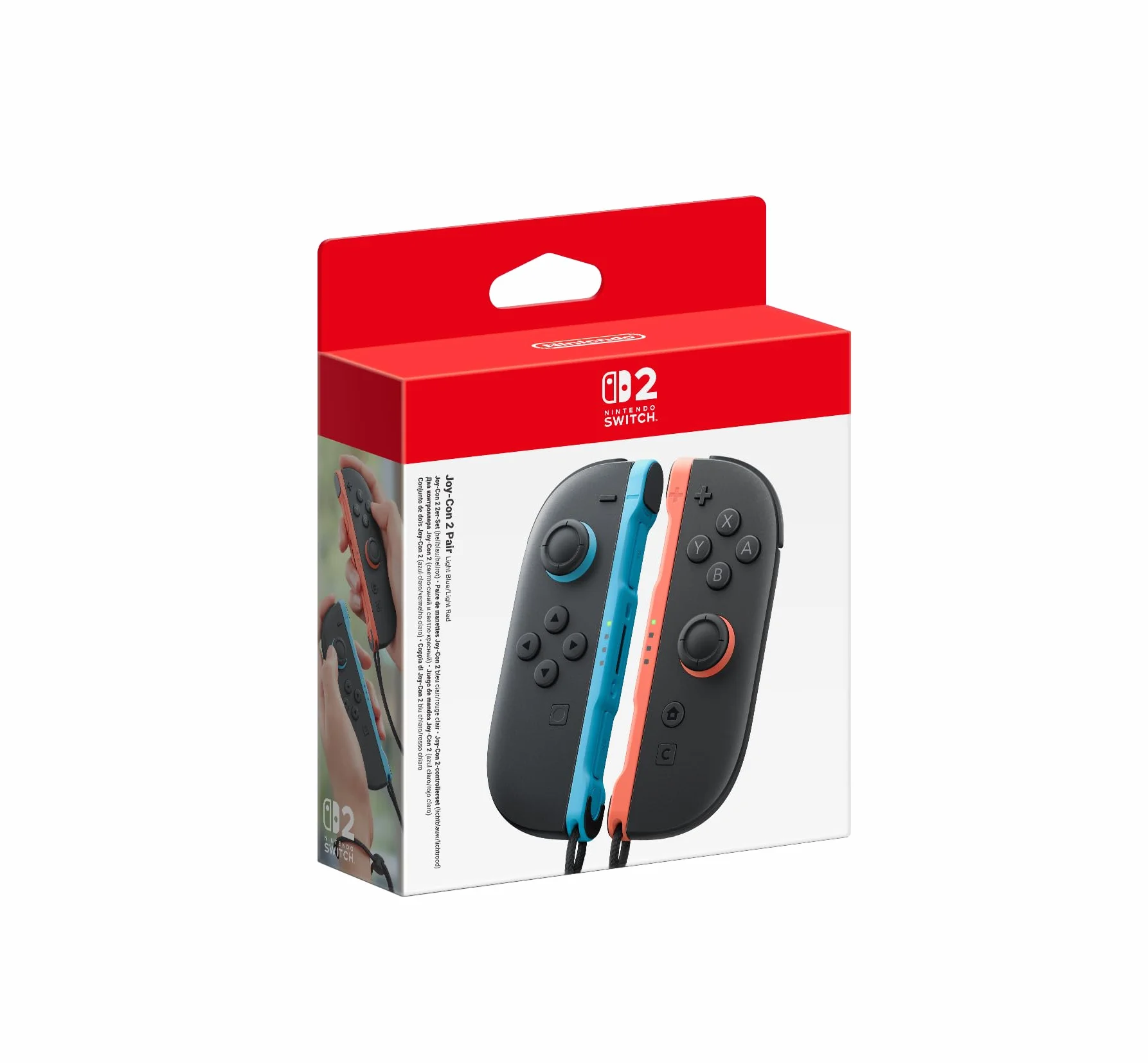 Joy-Con 2 Pareja - Azul Claro/Rojo Claro