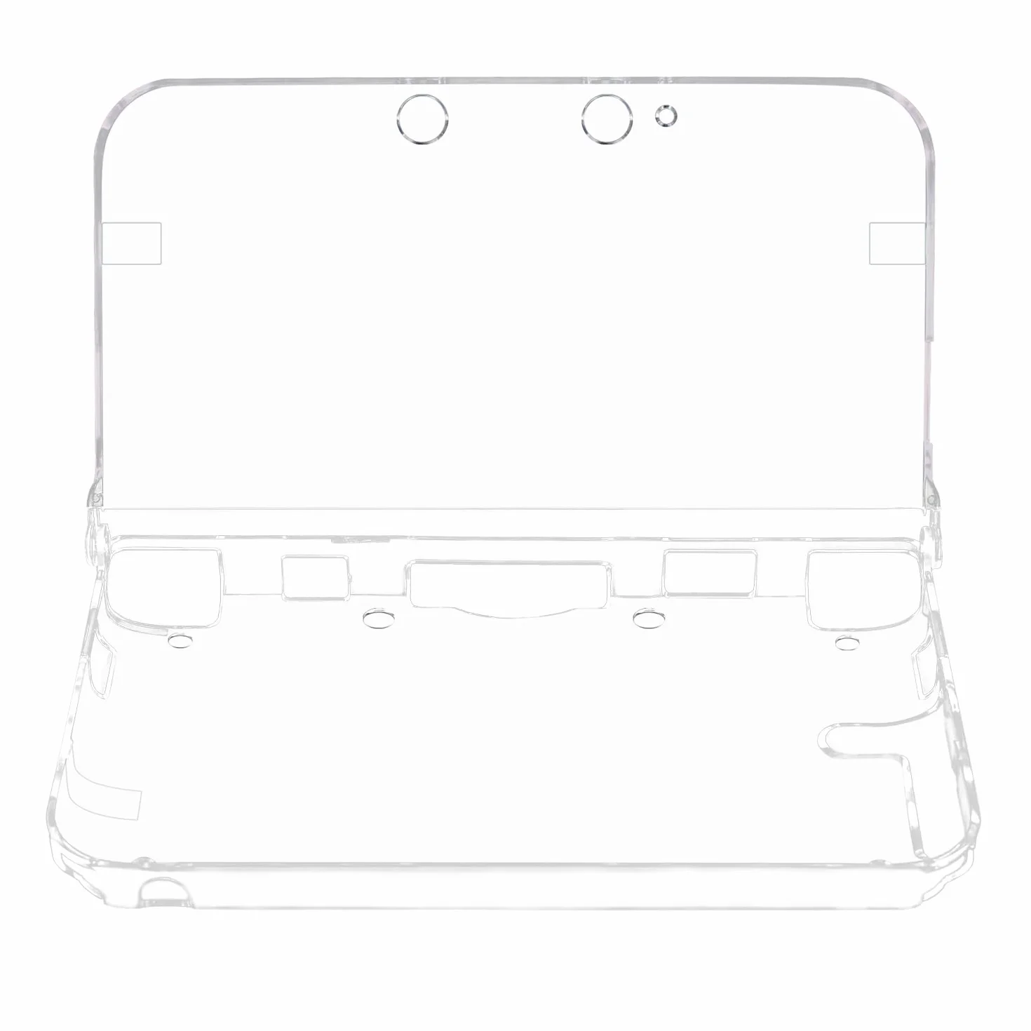 OSTENT Protector Claro Cristal Duro Caso Cubierta de la Piel Shell para Nintendo 3DS XL LL