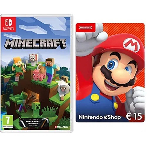 Minecraft & Nintendo eShop Tarjeta de regalo 15€