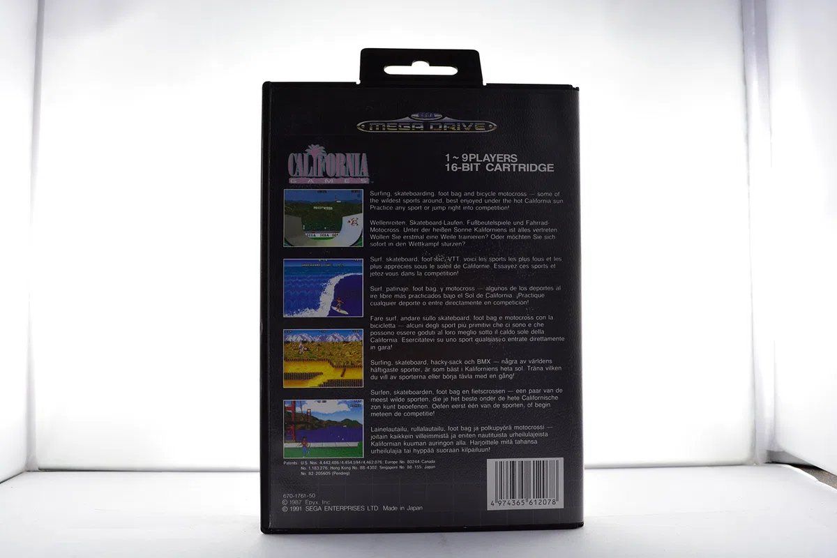 CALIFORNIA GAMES MEGADRIVE