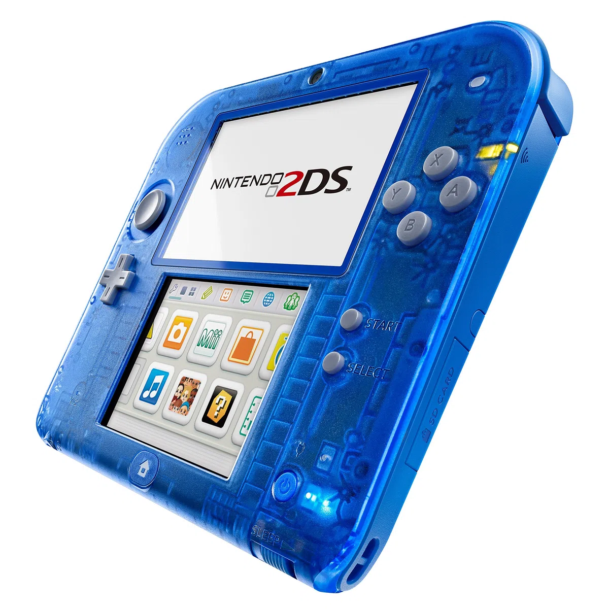 Nintendo 2Ds - Konsole (Transparent Blue) [Importación Alemana]