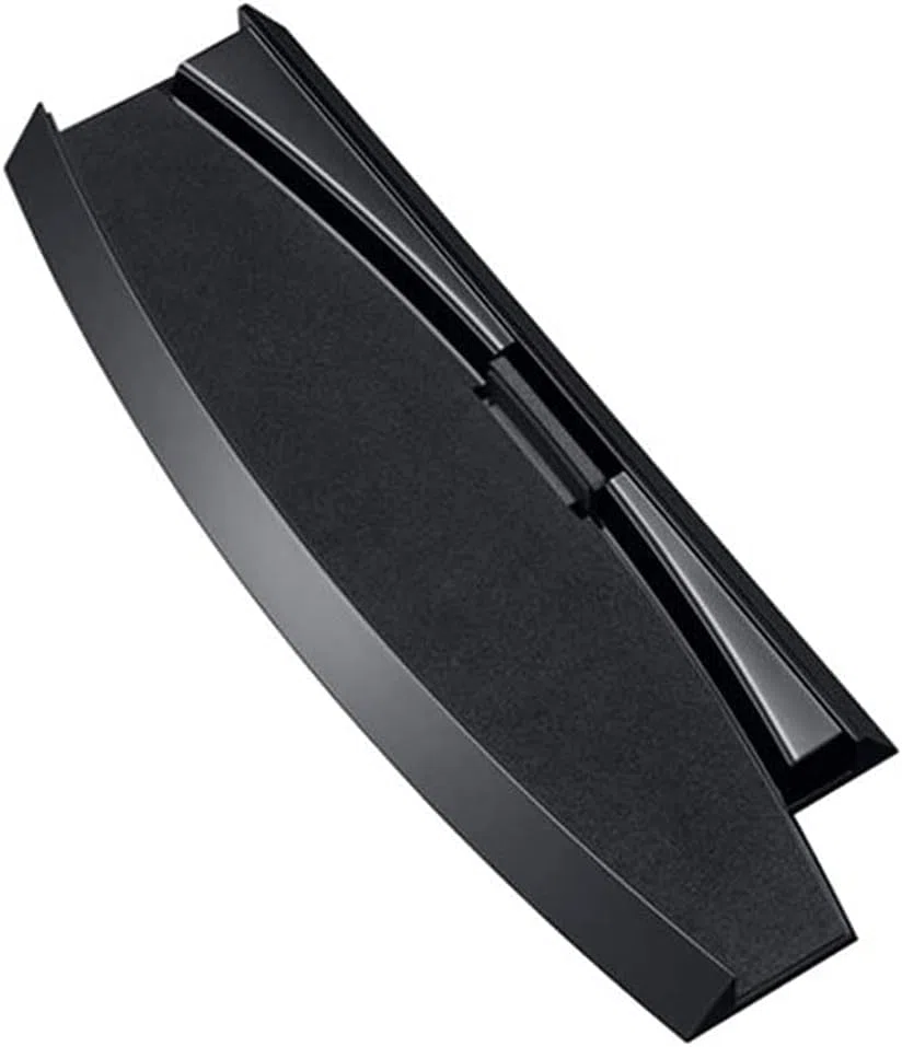 Retrogame Soporte base vertical, soporte vertical negro para PS3 Slim Playstation 3 Stand Holder Hold Dock Base