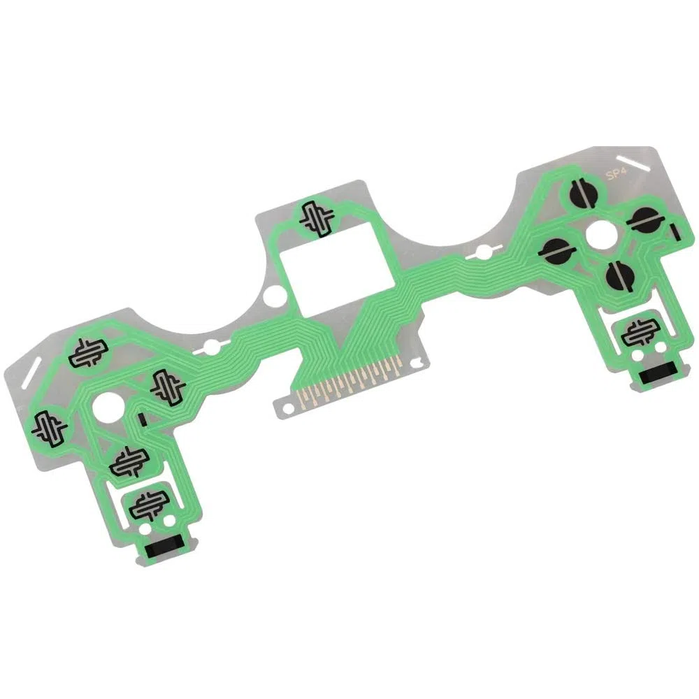 MMOBIEL Flex Ribbon Conductive Film Keypad Reemplazo para el Controlador de PlayStation PS4 Dualshock 4 JDS-001 / JDS-011 Inc. (+) Destornillador