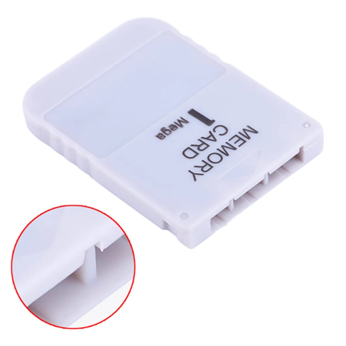 Akozon Tarjeta de Memoria de 1 MB para PS, Tarjeta de Memoria Key Game One Compatible con Todos los Juegos, Color