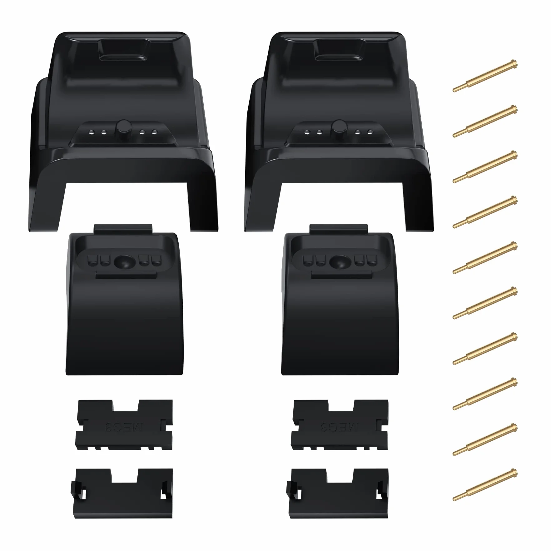 Negro RiseDock Soporte de Extensión Kit para ps5 control Base de Carga de eXtremeRate RISE & RISE4 Remap Kit Rediseñado Charging Dock Extensor para ps5 mando para HEXGAMING Rival, Rival Pro & Ultimate