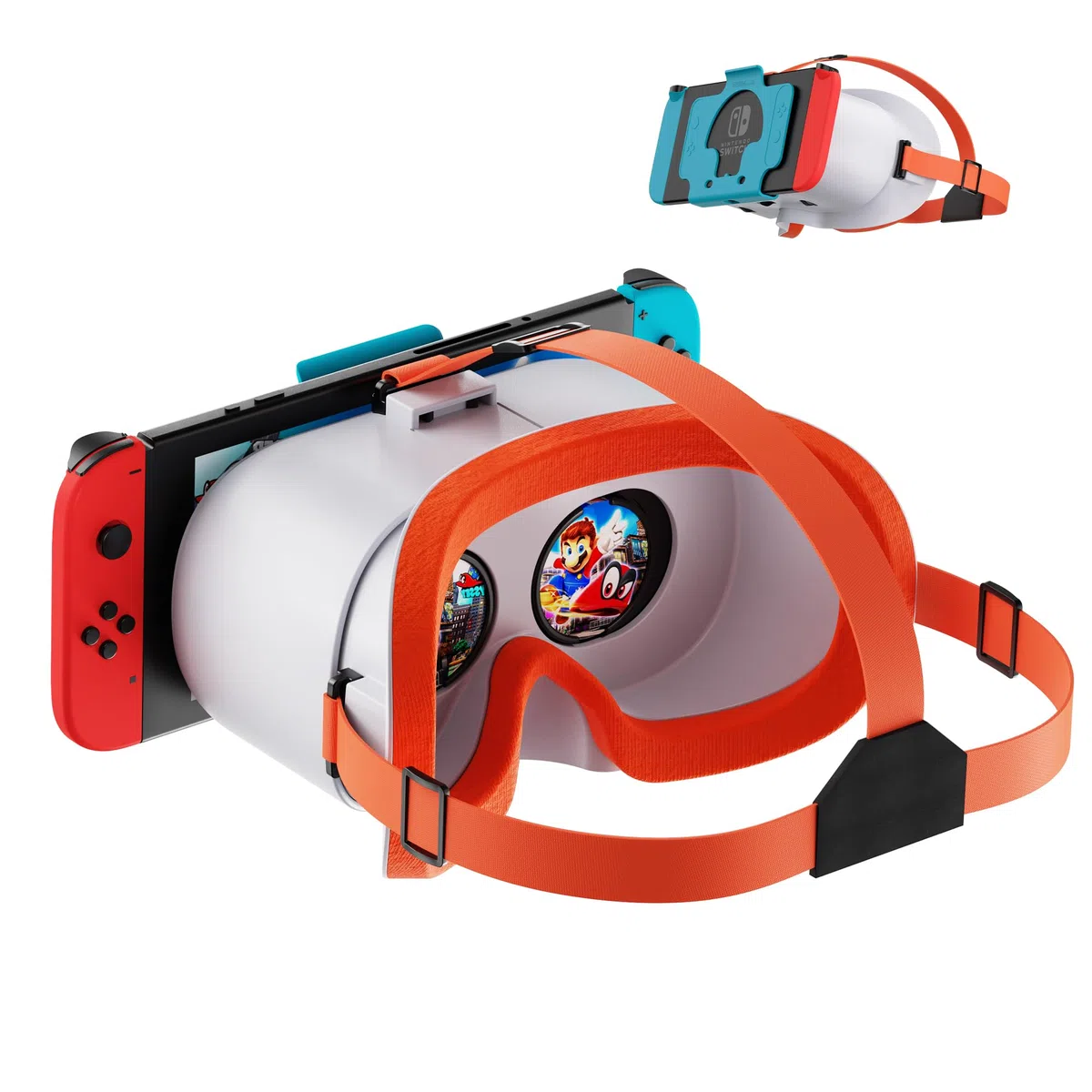 Auriculares VR para Nintendo Switch y OLED Switch, Gafas de Realidad Virtual con Lentes HD Ajustables y cómoda Correa para la Cabeza, Kit Labo VR Gafas 3D para Accesorios Switch