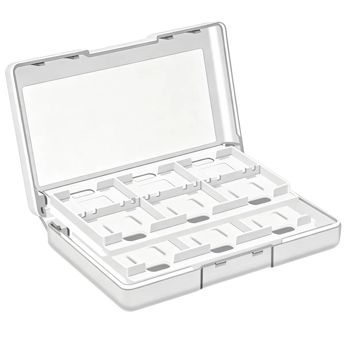 KlsyChry 24+2 Slots Protective Case Game Memory Cards Cartridge Holder Storage Box Organizer Portable for Nintendo Switch