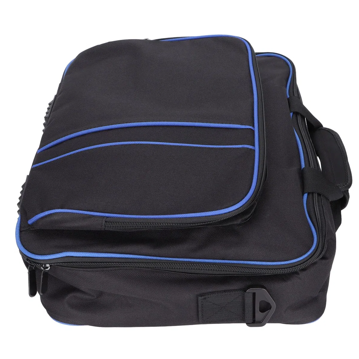 TICFOX Bolsa de Transporte de Viaje Estuche Protector de Gran Capacidad para Consola de Juegos y Accesorios para Juegos Diseño ergonómico Solución de Almacenamiento portátil para c (Azul Negro)
