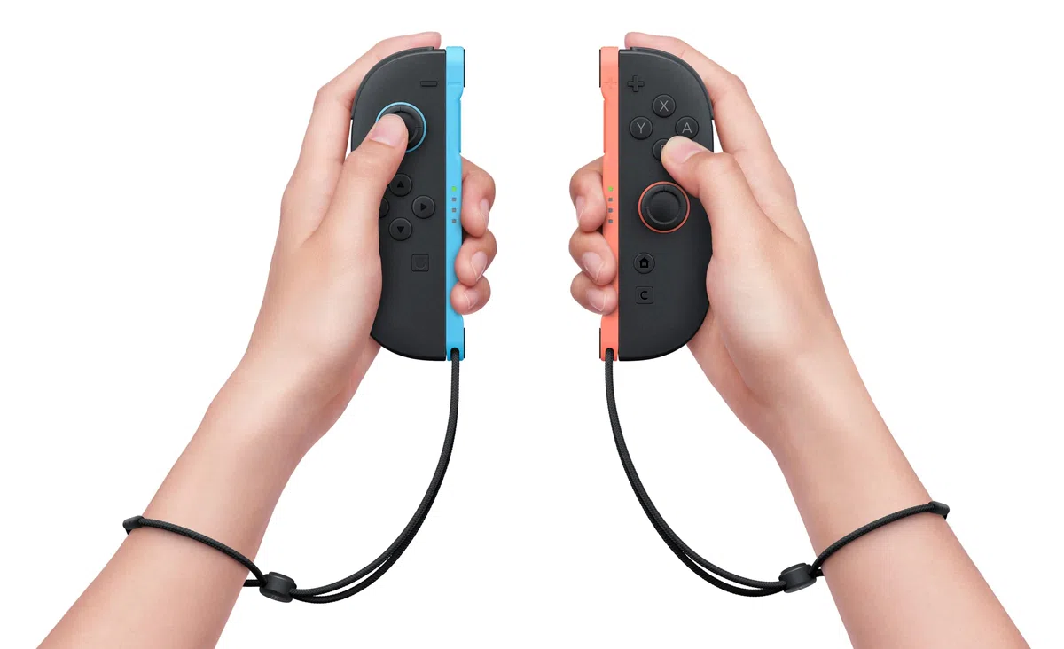 Nintendo Joy-Con 2 (L)/(R) azul claro/rojo claro