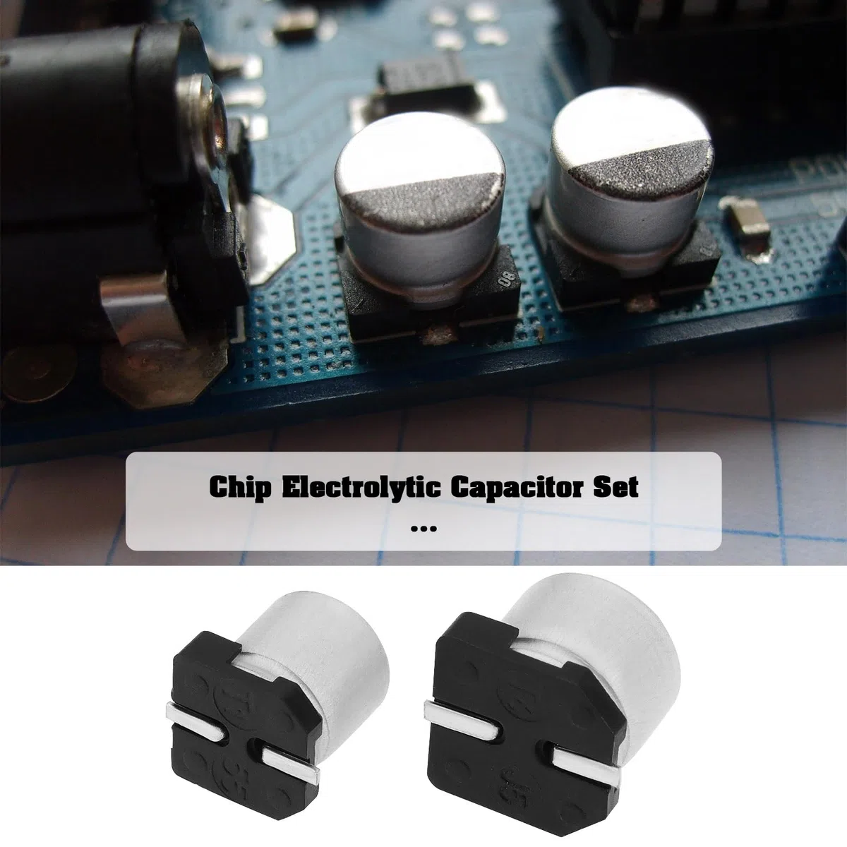 Juego de tapas de condensador de reparación 220uf 10V, 47uf 16V, 100uf 16V, 7uf 10V compatible con Nintendo compatible con GameCube Optical DVD Disc Drive PCB Board