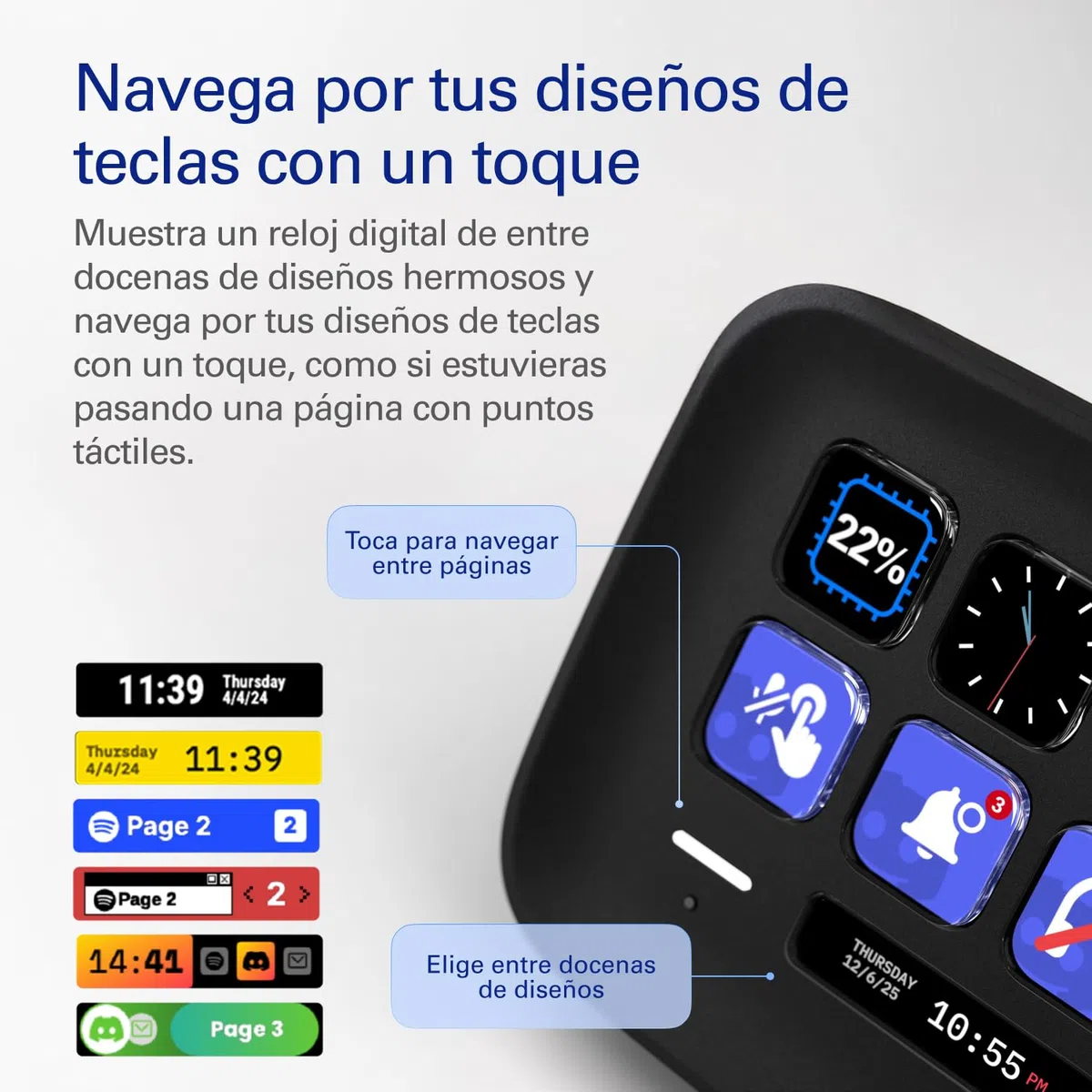 Elgato Stream Deck Neo Negro, Controlador Compacto