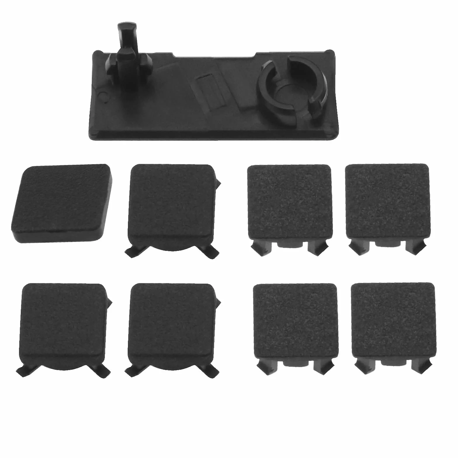 Juego de 2 soportes para tornillos compatibles con Sony PS3 Slim 2000 3000, cubiertas de goma, accesorios electrónicos