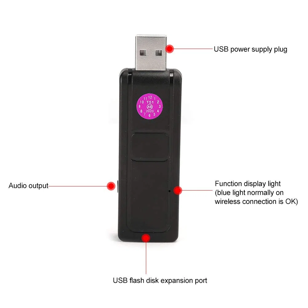 Sxhlseller Karaoke Speech Plug and Play Mic, recepción remota de señal Estable, micrófono para actuaciones en, para reuniones/Iglesias,(H)