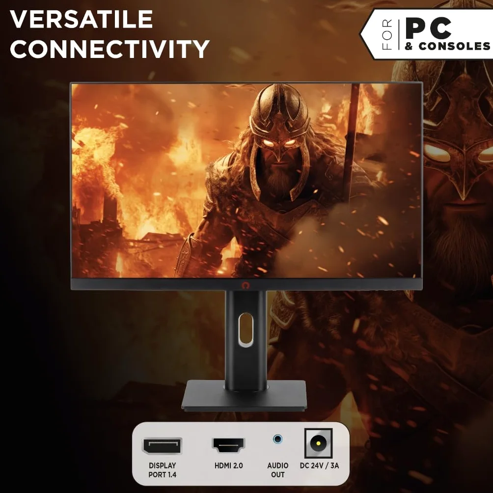 Konix Monitor Gaming Nova 24" PC, PS5, Switch 2 y Xbox Series X|S - Full HD 1080p - 180 Hz - 1 ms - FreeSync - HDMI - DisplayPort - Panel IPS