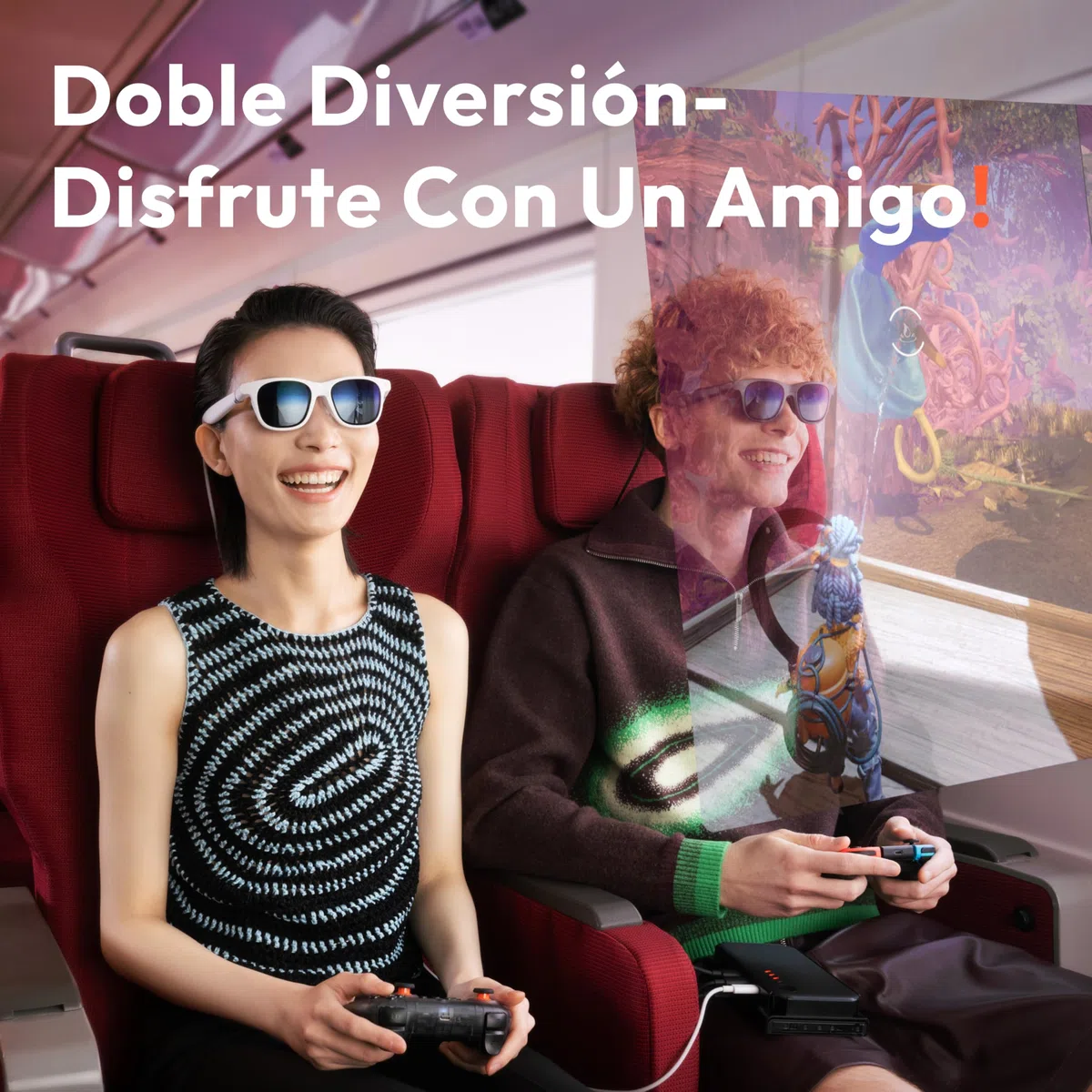VITURE Pro Mobile Dock,la Primera Experiencia XR inmersiva para Switch 2,transmisión&Juego en cooperativo,Contenido 2D/3D,Compatible con PS, Switch,Dispositivos HDMI, para Pantallas USB-C&Gafas XR/AR