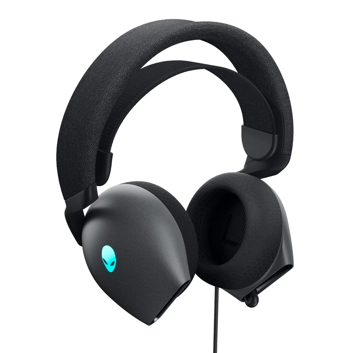 Alienware Wired Gaming Headset - AW520H | Micrófono Boom, cancelación, RGB AlienFX, espuma de memoria, peso 219 g, compatibilidad Windows, carga rápida 15 min