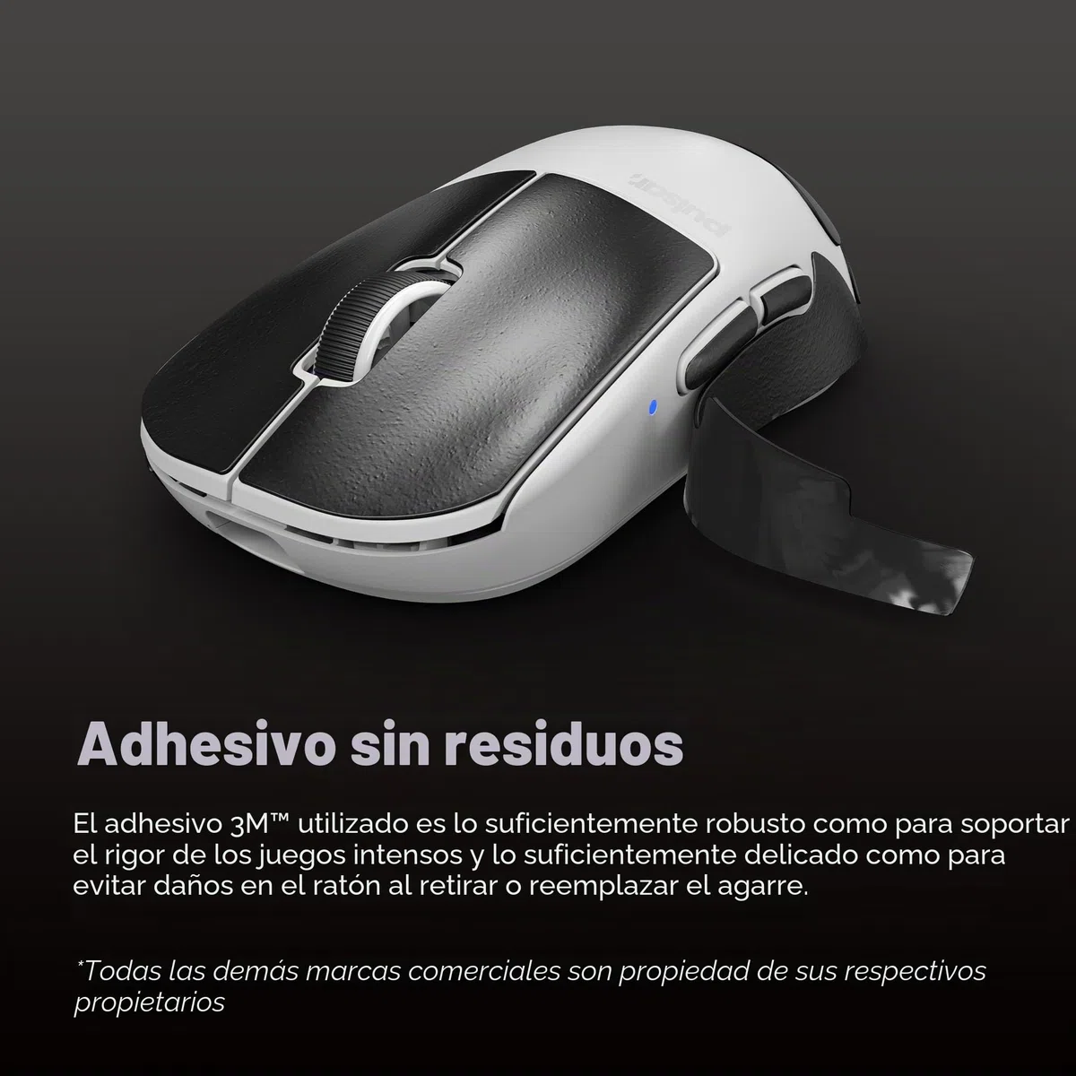 Pulsar Gaming Gears Supergrip para X2H, Mini | Absorbe el sudor, grip antideslizante de alto rendimiento, adhesivo 3M, sin residuos, ultrafino