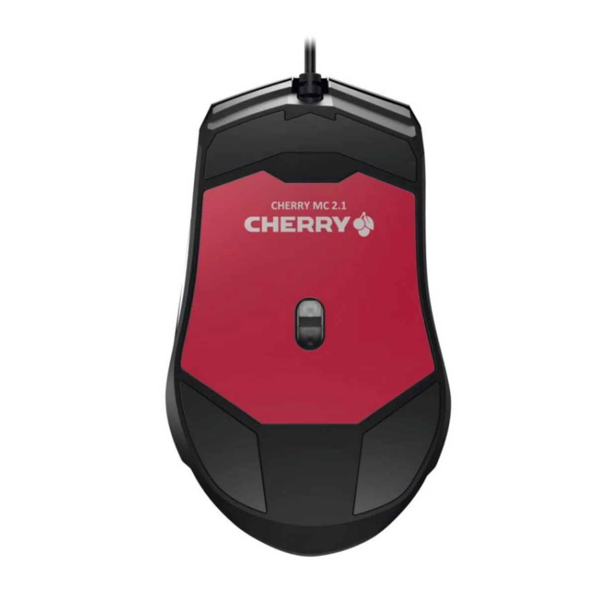 Cherry MC 2.1, Ratón Gaming con Cable, Preciso Sensor Pixart de 5000 PPP, Iluminación RGB, Perfiles de Usuario Configurables, Ratón Ergonómico para Diestros, Negro