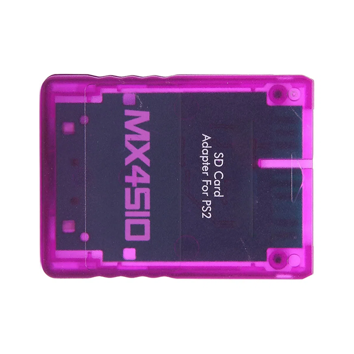 Adaptador de Tarjeta SD para , MX4SIO SIO2SD Adaptador de Tarjeta de Memoria de Reemplazo para Fat Consola (Púrpura Transparente)