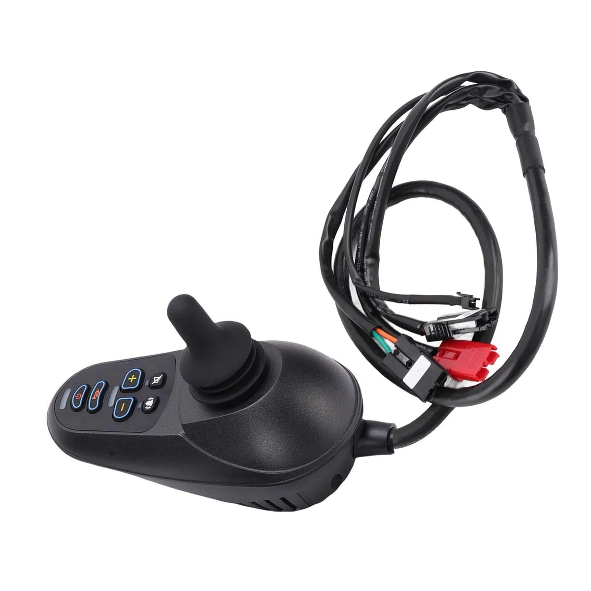 Odorkle Controlador de Palanca de Mando para Silla de Ruedas Eléctrica, 24 V CC con Freno, Retención de Rampa Antibloqueo Electrónica para Reemplazo de Silla de Ruedas de Scooter de