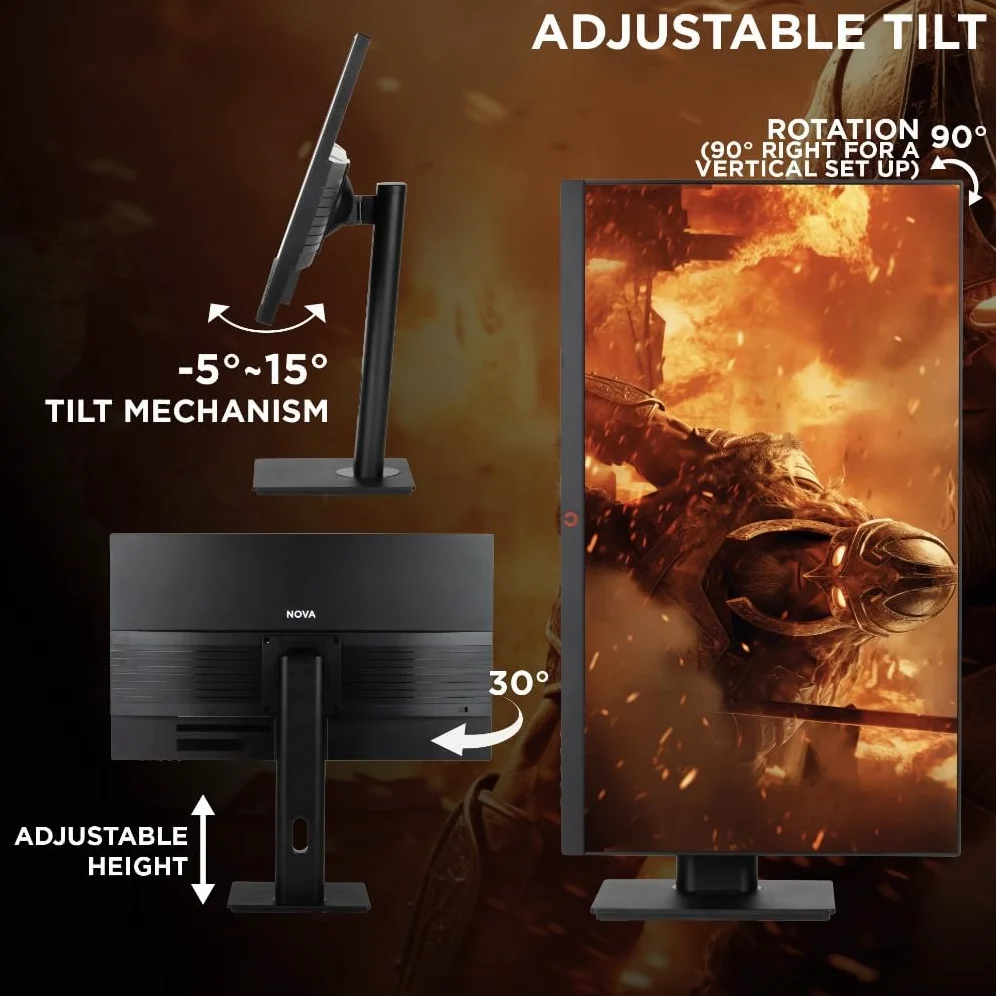 Konix Monitor Gaming Nova 24" PC, PS5, Switch 2 y Xbox Series X|S - Full HD 1080p - 180 Hz - 1 ms - FreeSync - HDMI - DisplayPort - Panel IPS
