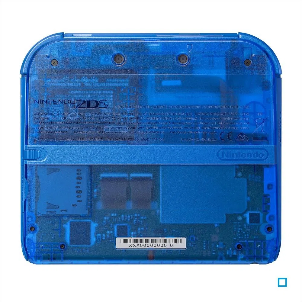 Nintendo 2Ds - Konsole (Transparent Blue) [Importación Alemana]
