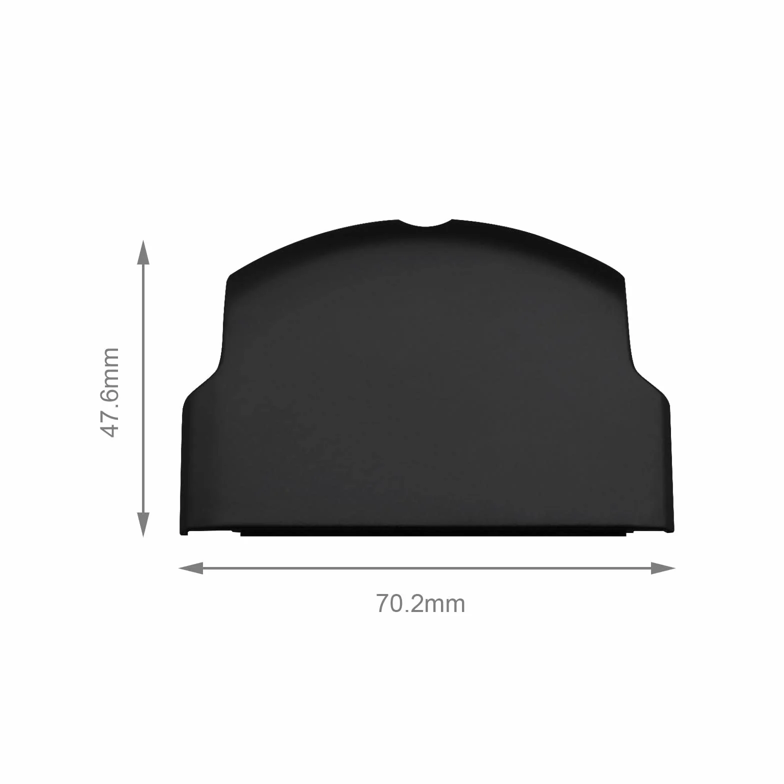 2 Fundas de Repuesto para Puerta de batería compatibles con Sony PSP 2000 2003 2004 3000 3003 3004 Accesorios de Consola de plástico Negro