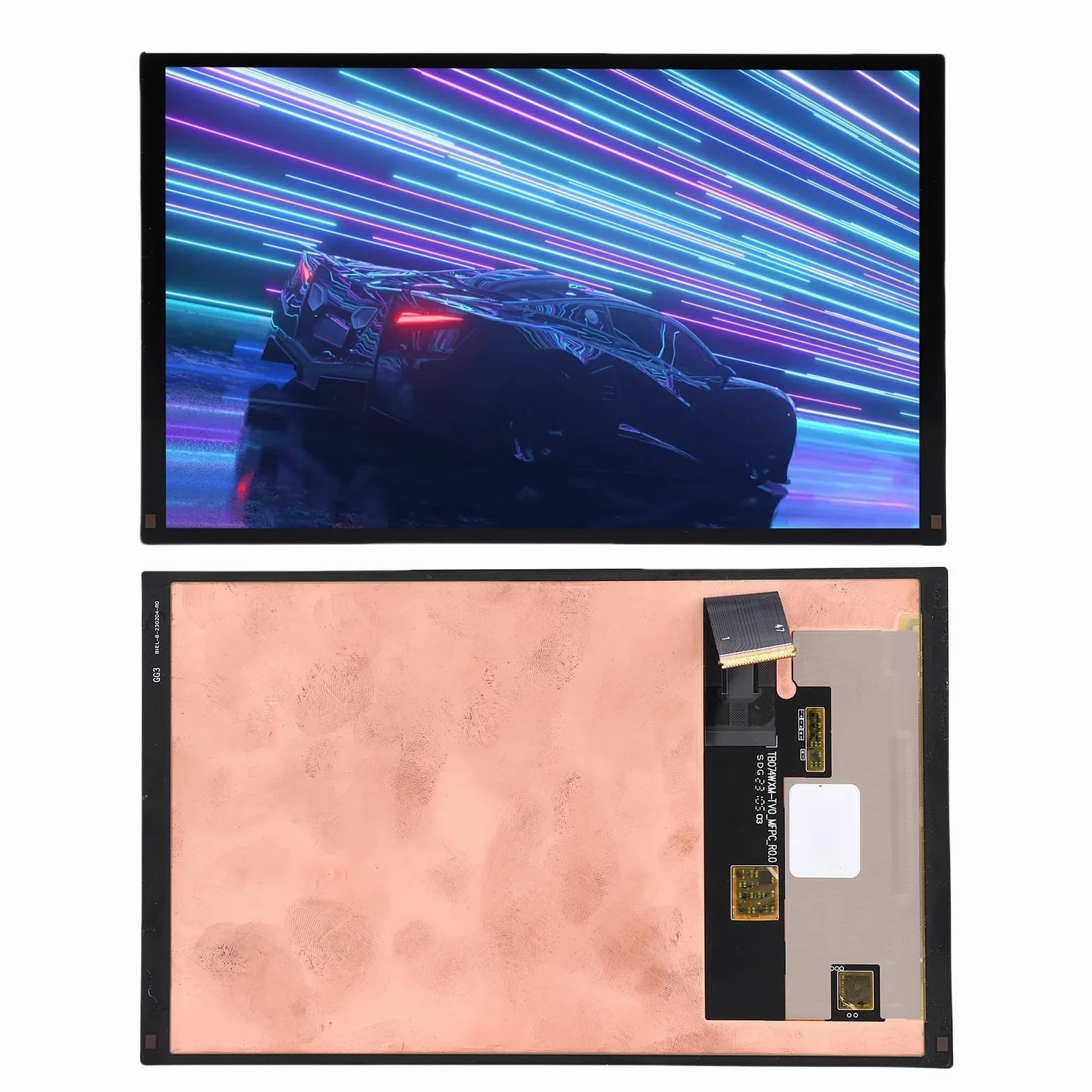 PUSOKEI Digitalizador de Pantalla Táctil de 7,4 Pulgadas |Reemplazo de Pantalla de Steam Deck, Ensamblaje de Antihuellas