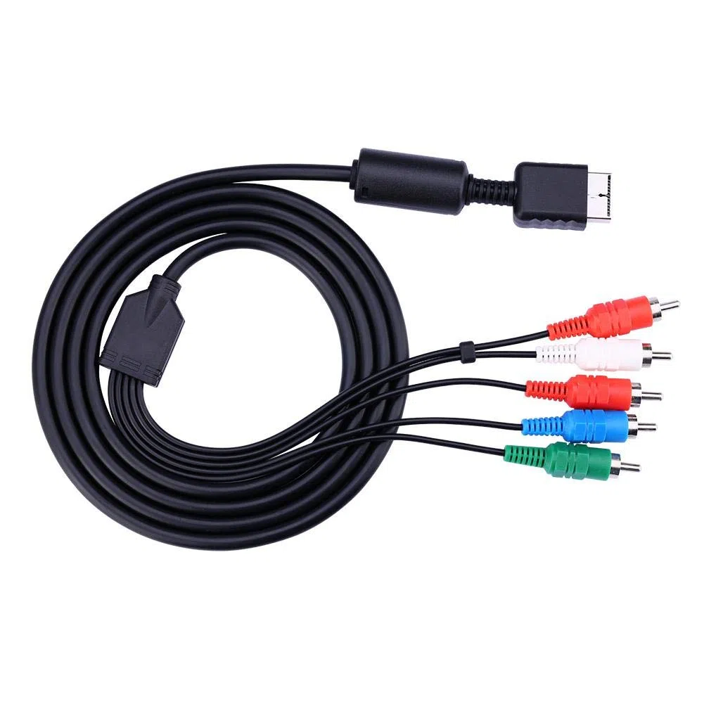 Mavis Laven Cable AV para componentes, salida múltiple AV a cable de cable de video / audio para Sony Playstation PS2 PS3