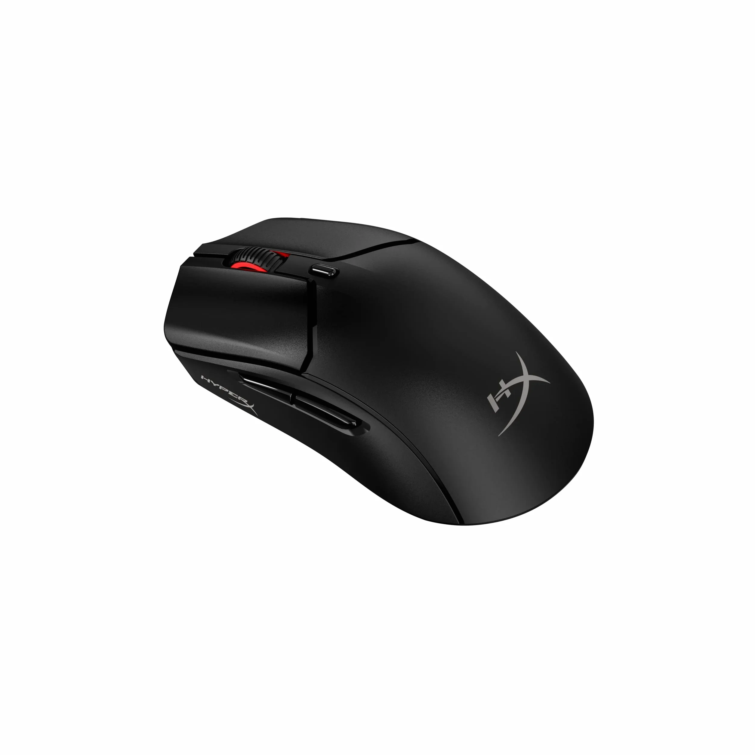 HyperX Haste 2 Wireless – Ratón gaming inalámbrico, ultraligero 61g, batería 100h, sensor preciso HyperX 26K, cable HyperFlex 2, antideslizamiento, color Negro