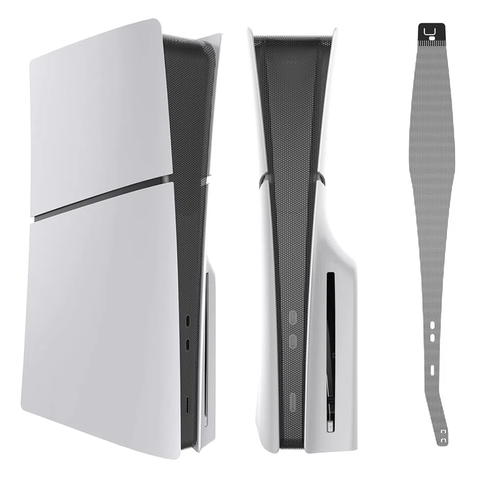 BeisDirect Red de cubierta antipolvo para consola PS5 Slim – Barrera de disipador de calor a prueba de polvo para Playstation 5 Slim Optical Drive/Digital Edition Accesorios de consola de juegos –
