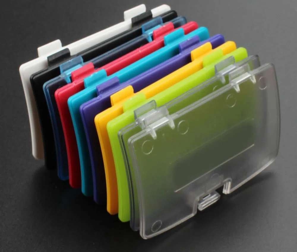 Tapa de repuesto para puerta trasera de Gameboy Color GBC, pieza de reparación (morado transparente)