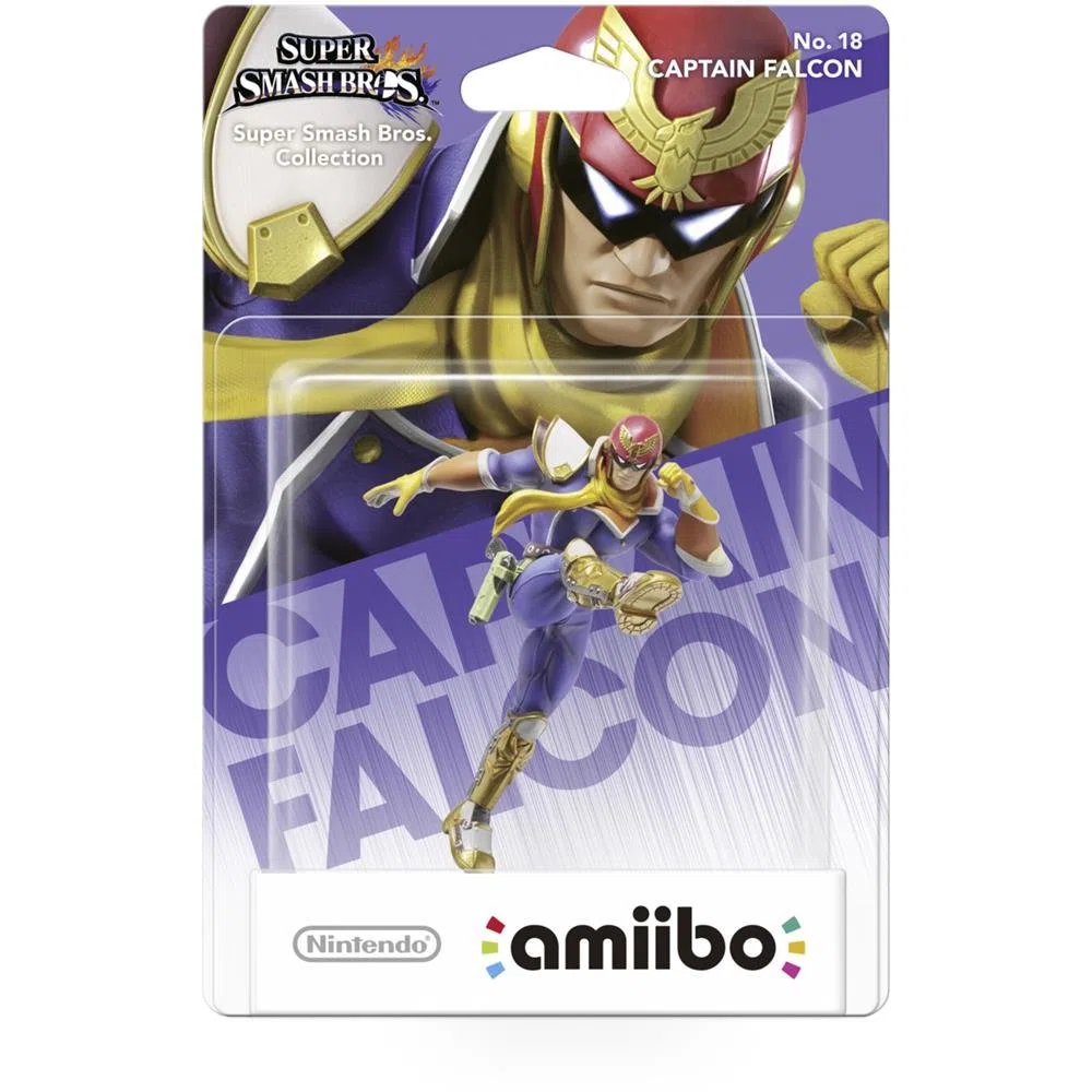 Nintendo - Figura Amiibo Smash Capitán Falcón