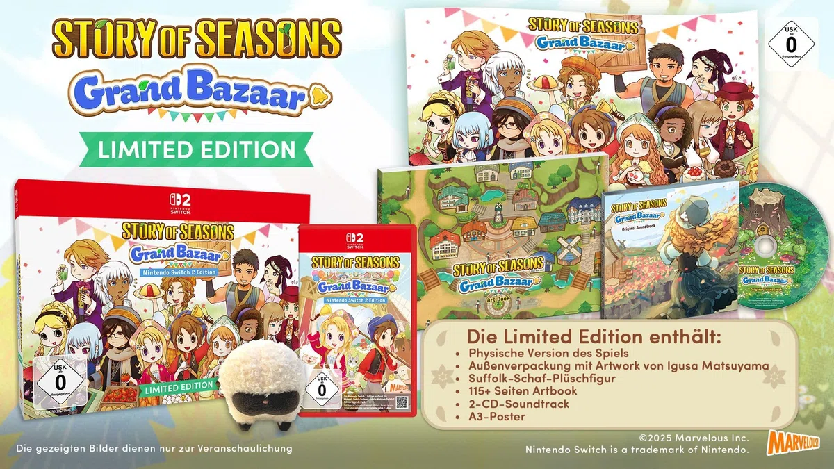 Story of Seasons: Grand Bazaar Limited Edition - Switch 2